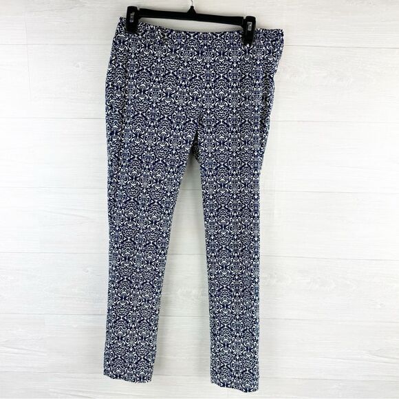 Miu Miu Paisley High Rise Cropped Skinny Pants - Picture 1 of 5